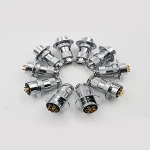 GX25-2~10Pin Aviation Plug & Socket Circular Multipole Connector Bulkhead 3 Hole - Picture 1 of 6