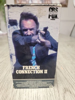French Connection II 2 VHS 1975 1985 CBS FOX Gene Hackman *BUY 2 GET 1 FREE* Foto 1 de 2