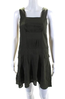 L'Amour женщин зеленый квадратный воротник без рукавов с подкладкой Shift платье размер XS - Изображение 1 из 4