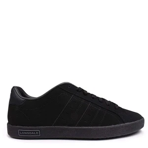 Lonsdale Scarpe da Ginnastica Ovali Uomo Nero Taglia UK 13 (Ref217) - Foto 1 di 5