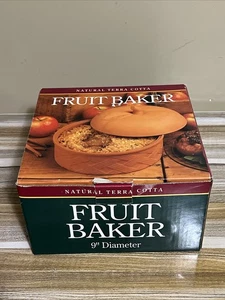 Neu natürlicher Terrakotta Obstbäcker 9" schön kostenloser Versand - Bild 1 von 8
