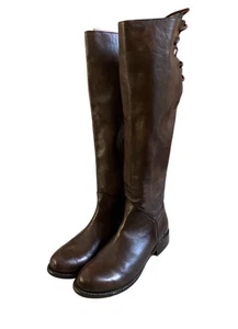 Bed|Stu Manchester kniehohe Damenstiefel aus Leder Rusti Größe 8,5 - Bild 1 von 10