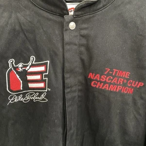 Vintage NASCAR Chase Authentics Dale Earnhardt Intimidator Black Denim Jacket - Bild 1 von 9