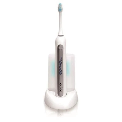 Pyle Ultrasonic Recharge Toothbrush Charging Dock, Ultraviolet Brush Head White - Image 1 of 4