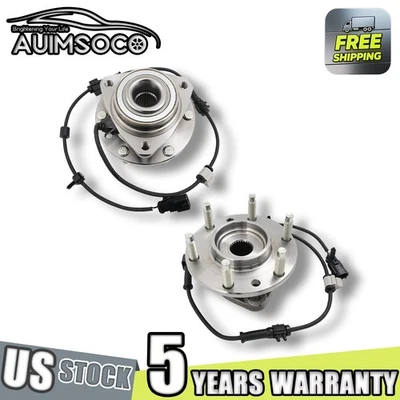 Pair Front Wheel Bearing and Hub Assemsly For 2005 2006 2007-2009 Saab 9-7x - Изображение 1 из 4