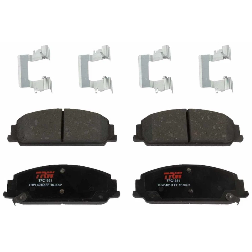 Комплект из 2 передних тормозных колодок TXC1351 TRW для Chevy Chevrolet Caprice G8 - Изображение 1 из 1