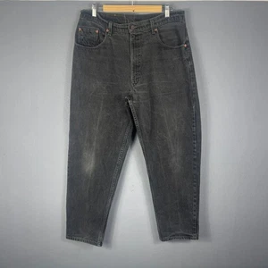 Jeans Levis 560 Vintage Para Hombre W38 L30 Negro Calce Cónico Hecho en EE. UU. Denim  - Imagen 1 de 16