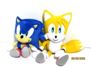 Sonic The Hedgehog Jakks Pacific 8 Zoll Plüsch & Schwänze Sega 12 Zoll Plüsch Menge 2 Spielzeuge - Bild 1 von 10