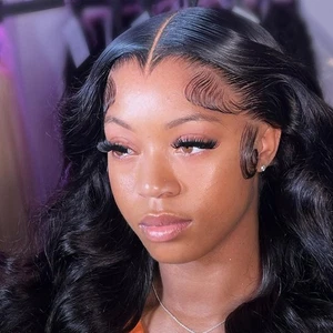 13x6 Lace Front Wigs Human Hair Body Wave 180% Density Glueless Wigs Human Ha... - Picture 1 of 7
