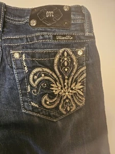 MISS ME Capri "GIRLS" Jeans-Size 16-Waist 26" SEE MEASUREMENTS!! - Picture 1 of 16