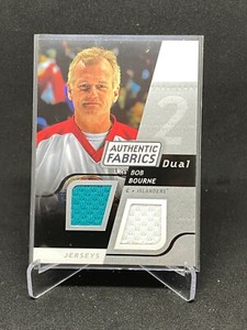 2008-09 Upper Deck SP Game Used Authentic Fabrics Dual #AF-BB Bob Bourne