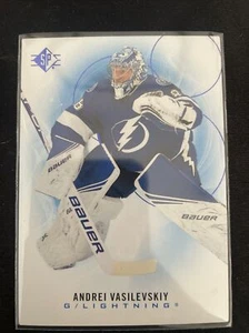 2020-21 Upper Deck SP BLUE Parallel #100 Andrei Vasilevskiy Tampa Bay Lightning - Picture 1 of 2