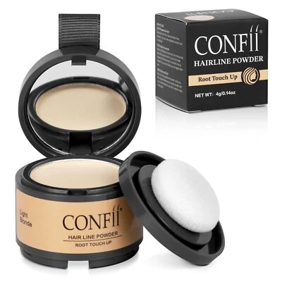 CONFII® Hairline Powder Hair Shadow Root Cover Up Hair Edge Control Cover Grey
