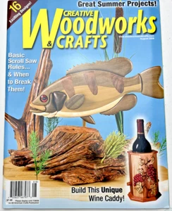 Scroll Saw Patterns Included! Creative Woodworks & Crafts Issue #133- 2008- NEW - Picture 1 of 1