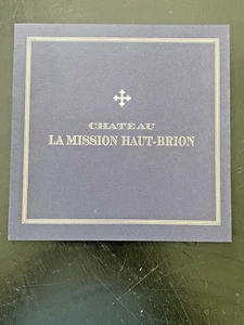 Chateau La Mission Haut-Brion Cellar Book - Seasons 1924 to 2013 - Paperback - Picture 1 of 8
