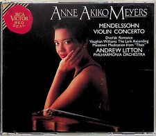 ANNE AKIKO MEYERS- Mendelssohn - Violin Concerto/Dvorak etc CD (Litton PO) 1993