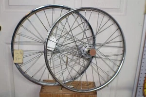 STINGRAY BICYCLES SCHWINN/AMF/RALIEGH/20 by 1 3/8 vintage bicycle wheels N.O.S. - Picture 1 of 11