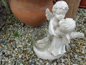 Engel Grabschmuck Grab Grabgestaltung Allerheiligen Deko Figur Geschenk Heilig - Bild 1 von 2