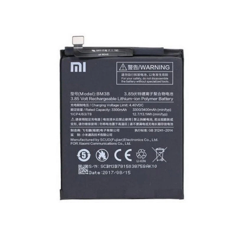 Xiaomi Batteria originale BM3B per MI MIX 2 MIX EVO 3400mAh Pila Litio Nuova  - Imagen 1 de 1