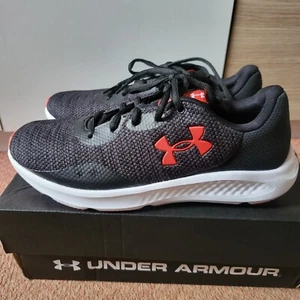 Under Armour Charged Pursuit 3 Twist Running Trainers Size UK 7 EU 41 Black/Red - Picture 1 of 18