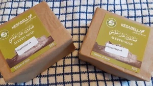 2x bars Aleppo-soap 50% Laurel oil and 50% Olive oil - Picture 1 of 6