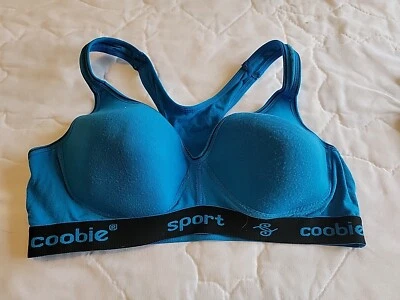 Sujetador sin aros azul Coobie Sport talla 38D Foto 1 de 4