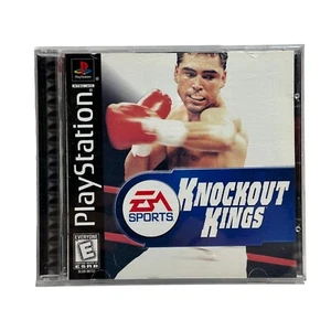 Knockout Kings 2000 Sony PlayStation 1 PS1 completo etichetta nera - Foto 1 di 3