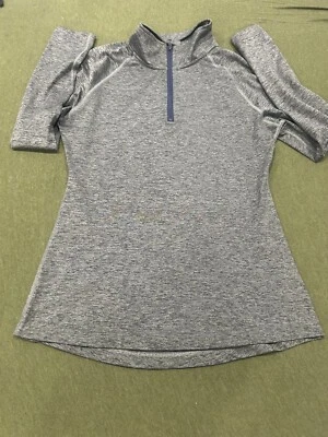 Mujer Soffee Mediano 1/4 Cremallera Jersey Deportivo, Manga Larga. Foto 1 de 4