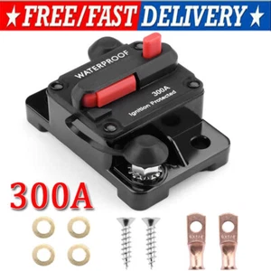 300A AMP Circuit Breaker Fuse Reset 12V-48V DC Car Boat Auto Waterproof - Picture 1 of 11