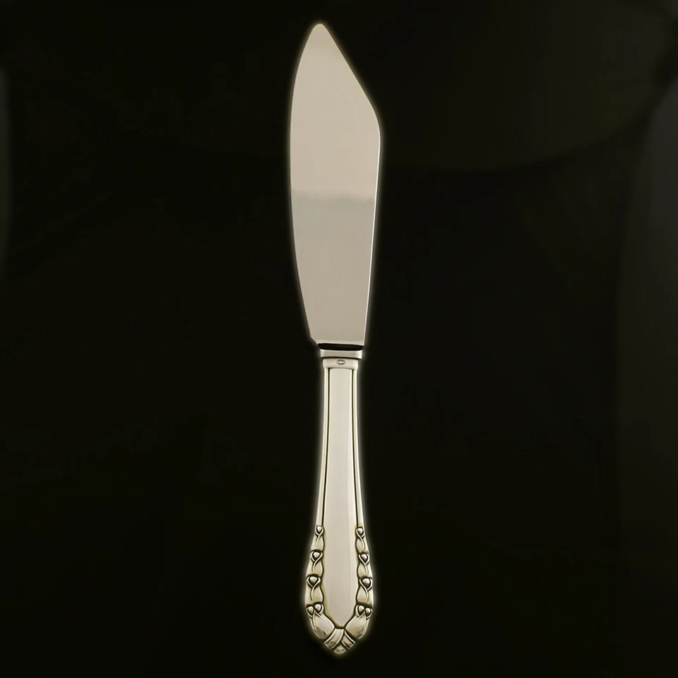Cuchillo para pastel de plata Georg Jensen - Lirio del Valle / Liljekonval - NUEVO Foto 1 de 1
