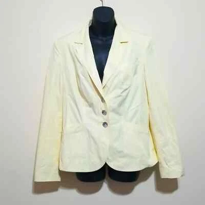 BONITA Yellow Blazer Jacket Sz 40 (10) - Image 1 of 4
