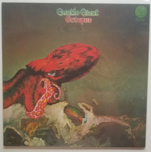 GENTLE GIANT "OCTOPUS" ORIGINAL UK VERTIGO 1972 LP - RARE SWIRL LABEL - Picture 1 of 4