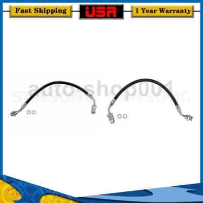 Mangueira de linha de freio dianteiro para Nissan D21 4WD 3.0L 1994 1993 1992 1991 1990 1989 1988 - Imagem 1 de 4