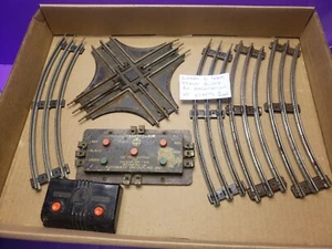 7 RUSTY Lionel O Curve Railroad Train Tracks 12 pcs Crafts Or Restoration 027 - Picture 1 of 12