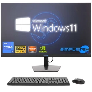 Aio Tout en Un 27 " I9 10th Win11 8gb 120gb Ordinateur PC Fixe Poste Personnel - Photo 1/11
