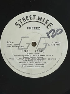 Freeez I.O.U. 12" Single House Music (1987, Vinyl) Original - Imagen 1 de 5