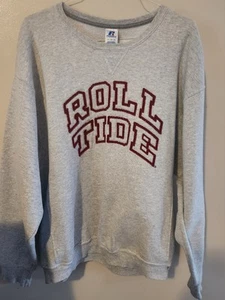 Vintage Russell Athletics Roll Tide Sweatshirt grau bestickt Gr. XL - Bild 1 von 6
