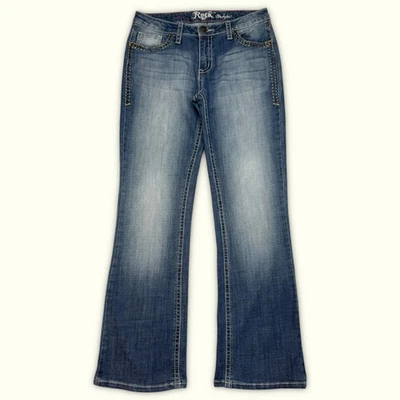 wrangler Vaqueros W30/L32 Azul Excelente Mujeres (m132) - Imagen 1 de 4