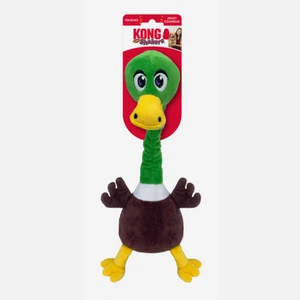 KONG Shakers Bobz Mallard Dog Toy β Plush Squeaky Duck β Medium/Large Dogs - Picture 1 of 5