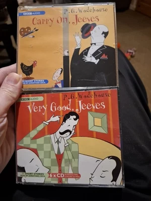 Very Good, Jeeves & Carry on, Jeeves (BBC Audio) P. G. Wodehouse 2 x 6 Disc CD - Image 1 of 4