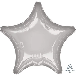 Globo de lámina 19" en forma de estrella - PLATA 12630 - B25 - Imagen 1 de 1