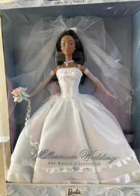 Muñeca Barbie Millennium Wedding The Bridal Collection 1999 Mattel nueva en caja Foto 1 de 2