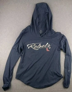 Felpa con cappuccio Colosseo Grigio Rebels Ole Miss Donna Med - Foto 1 di 8
