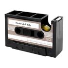 5X(Cassette Tape Dispenser Pen Holder Vase Pencil Pot Stationery Desk Tidy3117