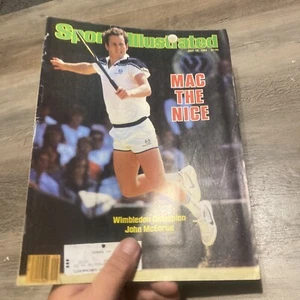 Sports Illustrated July 16 1984 John McEnroe Wimbledon Champion Label - Picture 1 of 3