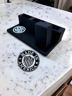 Soporte de exhibición con 3 soportes de cargador para pistola Sig Sauer P320 blanco y negro Foto 1 de 3