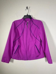 ellesse Women's Mauve Windbreaker Jacket Medium Outdoor Hiking - Picture 1 of 3