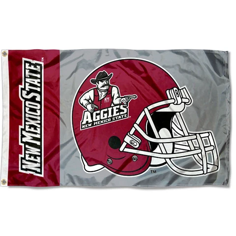 New Mexico State Aggies Football Helmet Flag Large 3x5 Cover