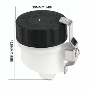 Clutch Fluid Reservoir Oil Tank Cup For HONDA CBR1000RR SUZUKI GSXR1000 TL1000R - Foto 1 di 10