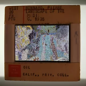 Pierre Bonnard Landscape of the Midi 1935 Art 35mm Glass Slide - Picture 1 of 4